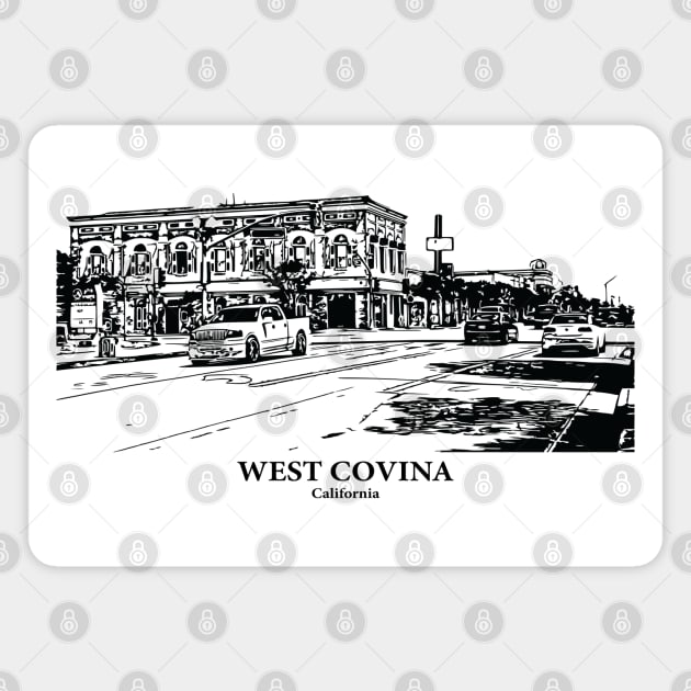 West Covina - California Magnet by Lakeric